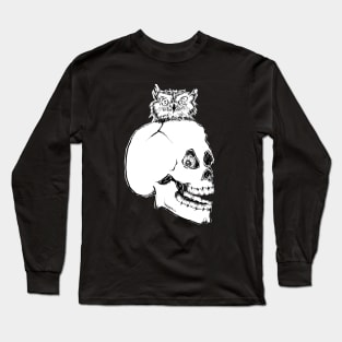 A Cheerful Skull with his Familiar Long Sleeve T-Shirt